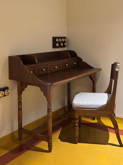 Glimpses from the Kundapur Residence, a coastal home for which we crafted furniture inspired by traditional designs from the Madras Presidency era. This video shows our team delivering and setting up the pieces.