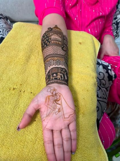 Vijay Singh - Bridal Mehndi Portrait & Storytelling Mehndi photo 26