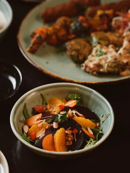 A fresh and vibrant beetroot and orange salad from our brunch menu. I focus on using fresh, seasonal ingredients to create dishes that are as beautiful as they are delicious.