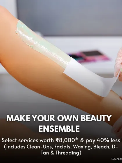 This is your beauty, your way. I offer a customizable beauty package that includes essential services like waxing, facials, and threading, so you can create a self-care ritual that's perfect for you.