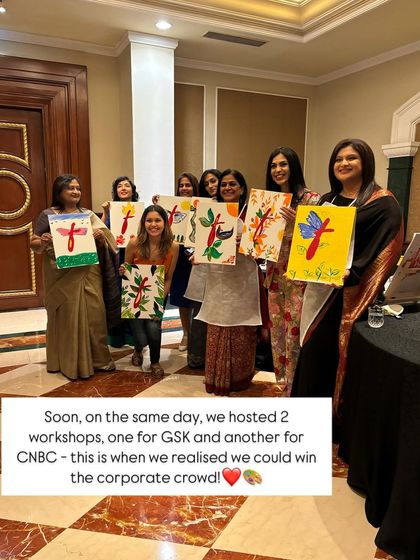 Paint Bar - Corporate Events & Team Building Classic Office Sip & Paint photo 37