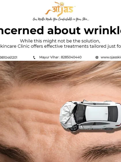 Worried about wrinkles? While a car crash on your forehead isn't the answer, we do have effective, tailored treatments that are. Let us help you smooth those lines and regain your confidence.