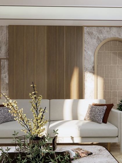 Drishtikone Design - Interior Design & Turnkey Execution Living & Dining: The Heart of the Home photo 23