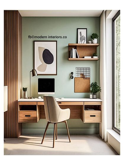 Designing with a Touch of Sweetness - Space-Saving & Storage Solutions Productive Home Office & Study Spaces photo 5