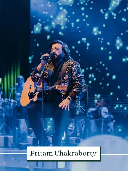 Pritam Chakraborty, one of Bollywood's most celebrated composers, performing at a wedding we planned. We make dream performances like this a reality.