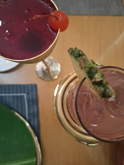 The colorful and refreshing cocktails served during the Southern Spice pop-up.
