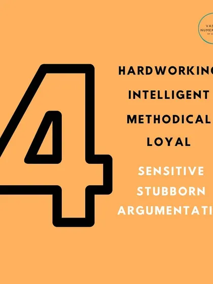 People born on the 4th, 13th, 22nd, or 31st have Birth Number 4. They are hardworking, intelligent, and loyal individuals, but their stubbornness can sometimes lead to arguments.