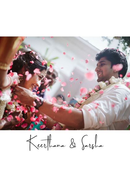 A shower of rose petals for the happy couple, a classic and beautiful wedding moment.