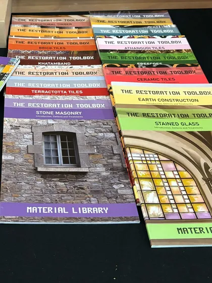 We created 'The Restoration Toolbox' to make heritage conservation accessible to everyone. This collection of DIY manuals covers a range of materials from stone masonry to stained glass, providing practical, step-by-step guidance for homeowners and enthusiasts.