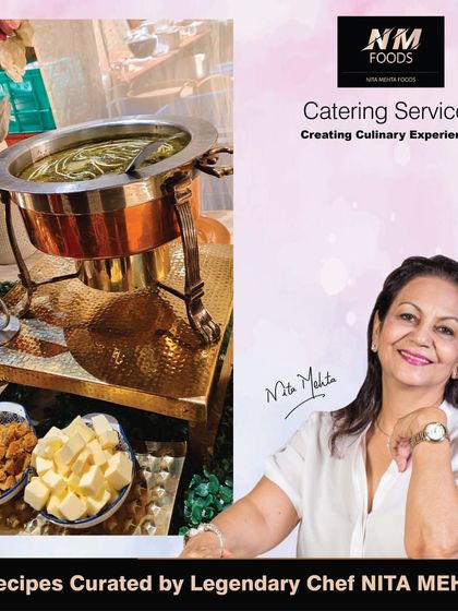 A classic winter favorite, Sarson da Saag with Makki di Roti, prepared according to Chef Nita Mehta's authentic recipe. We serve it with fresh butter and jaggery for a truly traditional experience.