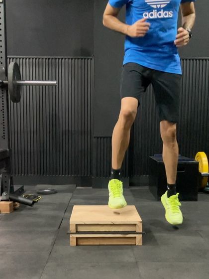 Low-intensity plyometrics, like these box jumps, are key for beginners. They build work capacity, tissue tolerance, and neural coordination, laying a safe foundation for more advanced explosive training.