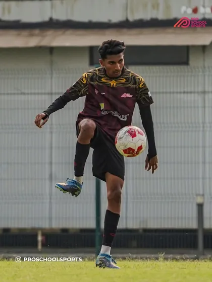 A player shows off their freestyle skills, a moment captured for World Photography Day.