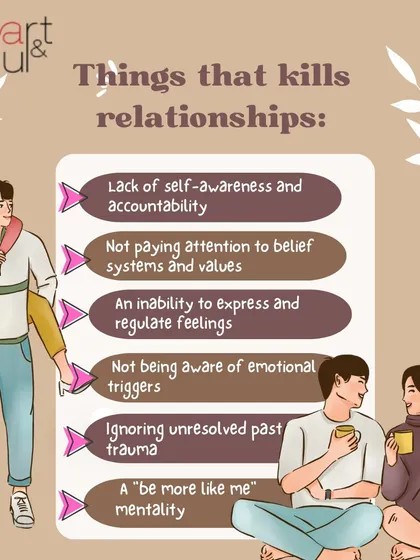 Healthy relationships require more than just chemistry; they need emotional maturity. This list outlines the common behaviors, like a lack of self-awareness or ignoring past trauma, that can silently sabotage a connection. Let's work on building healthier habits together.