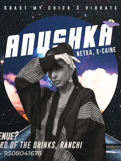 The poster for my show at Lord of the Drinks in Ranchi. The early bird passes sold out fast for this one.