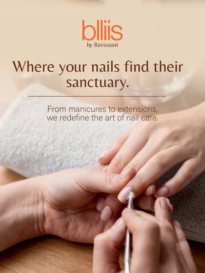 The foundation of every great manicure is meticulous preparation. Here, we carefully tend to the cuticles to create a clean and healthy base for polish application.