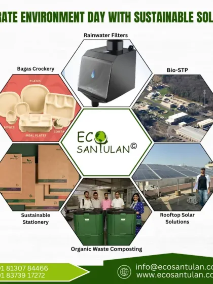 On Environment Day, we celebrate the range of sustainable solutions we offer. From rooftop solar to bagasse crockery and Bio-STP, we provide multiple ways to make a positive impact.