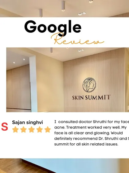 Nothing speaks louder than the confidence of our clients. This review from a happy patient highlights their positive experience with our acne treatments. Our goal is always to deliver results that not only clear the skin but also restore confidence.