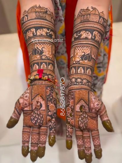 Intricate Bridal Mehndi photo 22