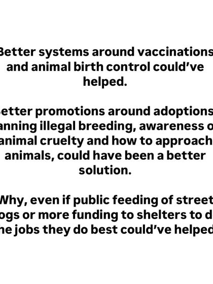 We propose better solutions: improved vaccination and birth control systems, promoting adoption, banning illegal breeding, and funding shelters.