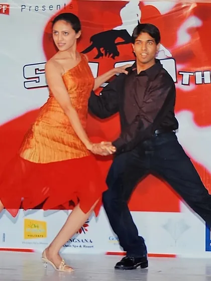 A throwback to our legendary Salsathon competition. This image captures the energy and passion of our dancers in their element. We provide countless opportunities for our students to perform, compete, and shine on stage.
