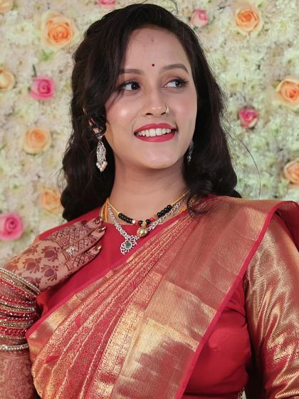 Himabindu - Bridal Makeup Engagement & Reception Glam photo 32