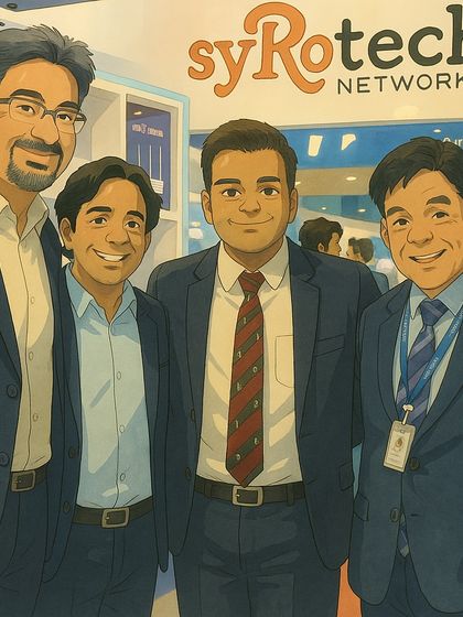 An anime-style group photo, reimagining a moment from one of our expo appearances with a creative twist.