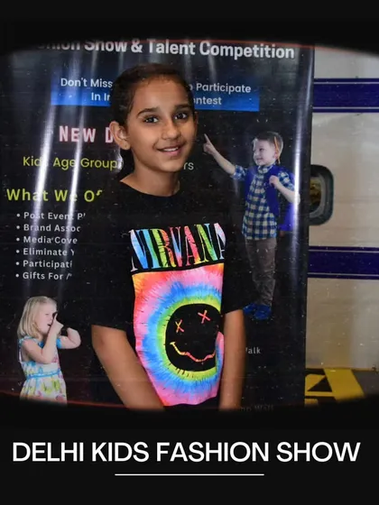 A cool tie-dye shirt and a big smile make this participant stand out. We love seeing kids express themselves through their fashion choices, even at auditions.