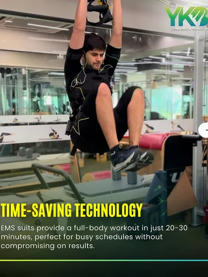 This time saving technology provides a full body workout in just 20 to 30 minutes. EMS suits are perfect for busy schedules, allowing you to achieve your fitness goals without compromise.