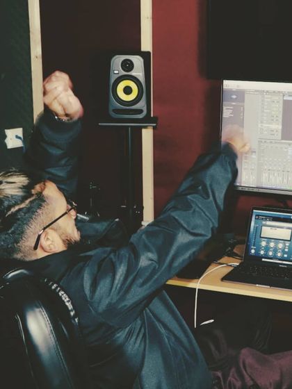 My reaction when I was making this 'ethnic drill' beat says it all. Experimenting with different genres like UK drill and adding my own cultural sounds is how I push my production forward.