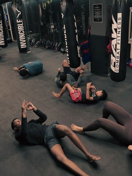 Core strength is everything. The class works together on various ab exercises, building the foundation needed for powerful kicks and a strong defense.