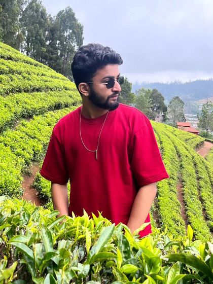 Another shot of me in the tea gardens. I love this landscape and enjoy sharing it with everyone.