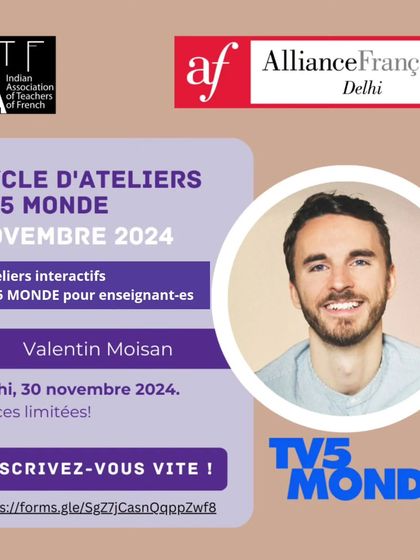 We are hosting an interactive workshop for French teachers with TV5 MONDE to explore free tools for improving French language learning.