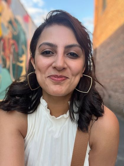 A personal photo with an inspirational quote. I believe in growing wild and free, and I encourage my clients to be brave in their expression.