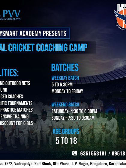 Playsmart Cricket Academy - Cricket Coaching for Kids & Teens Join Our Team: Camps, Trials & Programs photo 3