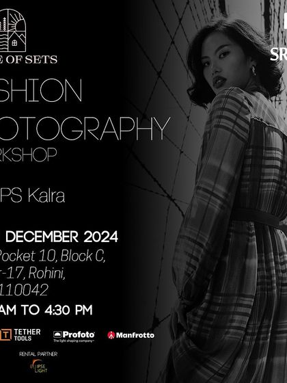 An exclusive Fashion Photography Workshop held at the House of Sets in New Delhi. These sessions are designed to help you refine your craft and elevate your skills.