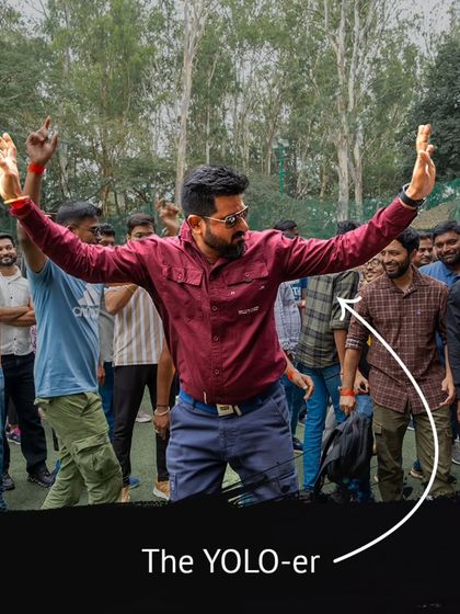 Every team has one: The YOLO-er, who brings all the energy and dance moves to the corporate outing.