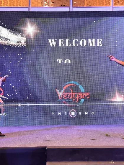 Sharing the stage with the event host at a corporate launch. I work seamlessly with your event schedule to provide entertainment that feels integrated and enhances the overall program.