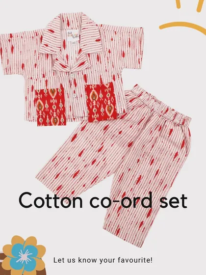 A look at our summer-ready cotton co-ord set. This is just one of the many styles you can choose from for a custom, comfortable outfit.