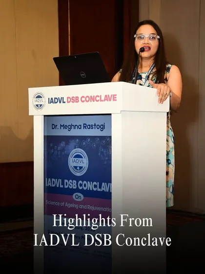 It was an honor to speak at the IADVL DSB Conclave. Sharing knowledge and engaging with peers on the science of aging and rejuvenation is a core part of my commitment to staying at the forefront of dermatology and bringing the best, most current practices to you.