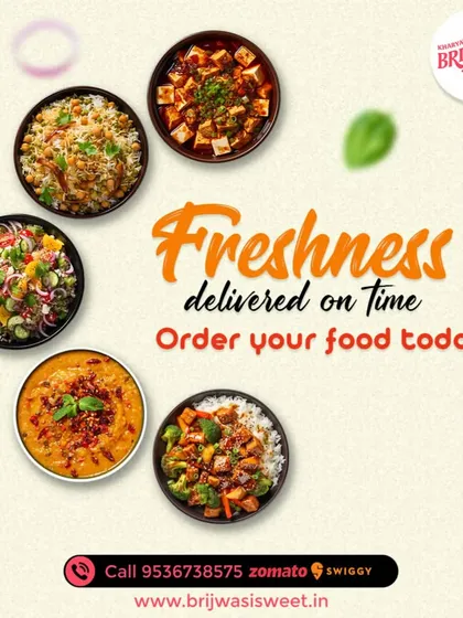 Freshness delivered on time. I ensure that all my food, whether for a catering event or a home delivery, is fresh and reaches you when you expect it.