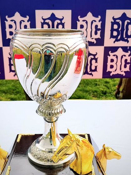 The Governor's Trophy, a beautifully crafted silver cup.