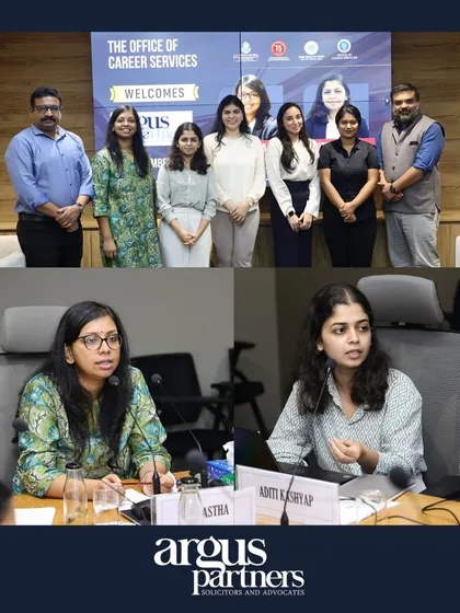 Our firm is committed to legal education. Our Partner, Aastha, designed and conducted a course on the laws governing stamp duty at Jindal Global Law School, focusing on its practical implications for transaction structuring and contract enforceability.