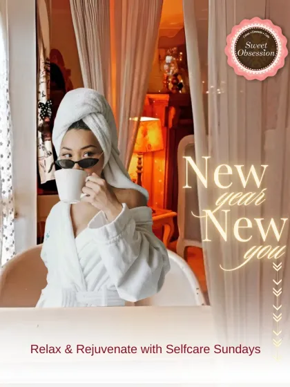New Year, New You. My cafe is the perfect place for some "Selfcare Sunday" relaxation, where you can unwind with a hot drink and a good book.