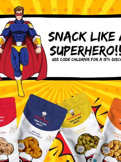 Let your kids snack like the superheroes they are. Our snacks are designed to support their growth and development, giving them the energy they need for all their adventures.