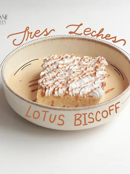 Our Tres Leches cakes are a Bengaluru favorite, and this Lotus Biscoff version is a true showstopper. We soak a delicate sponge in three distinct milks and top it with irresistible Biscoff cream, creating a moist, flavorful dessert that our regulars adore.