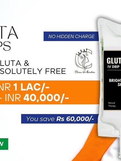 An incredible buy 10, get 10 free package for Gluta IV Drips as part of my Independence Day offer. This is perfect for those committed to a long-term wellness and skin brightening plan.