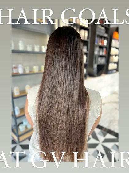 Hair goals unlocked. This sleek, straight, and shiny brown hair is the epitome of healthy and beautiful.