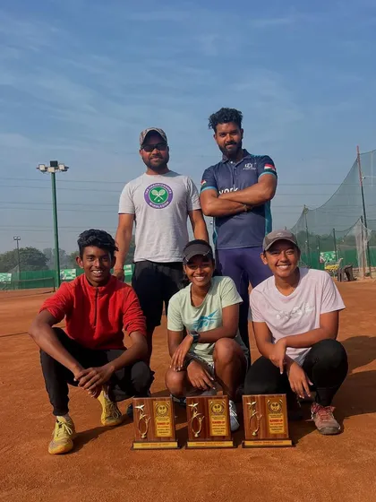 Success is a team effort. This picture captures the joy of our players and coaches after dominating the All India National Series in Jalandhar, bringing home four trophies. It reflects the hard work, camaraderie, and winning spirit that defines our academy.