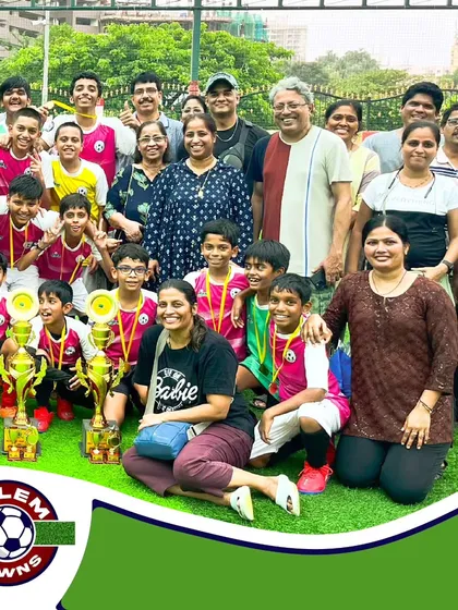 More happy faces from our SoccerStarzz family, celebrating with a collection of trophies. This is what teamwork and community look like.