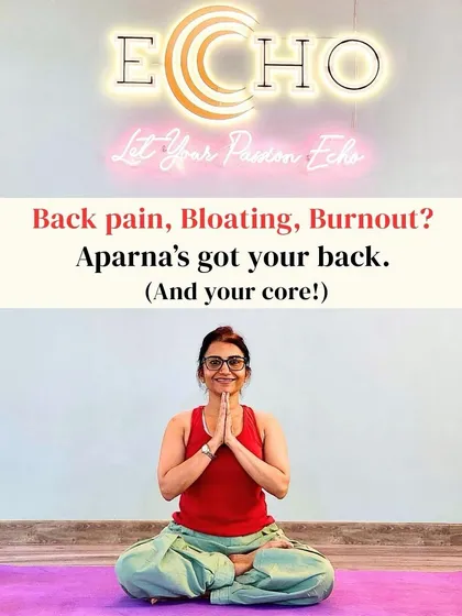 Feeling the effects of a busy life with back pain, bloating, or burnout? Our Yogalates instructor Aparna has got your back, and your core! These sessions are designed to gently restore your body and calm your mind.